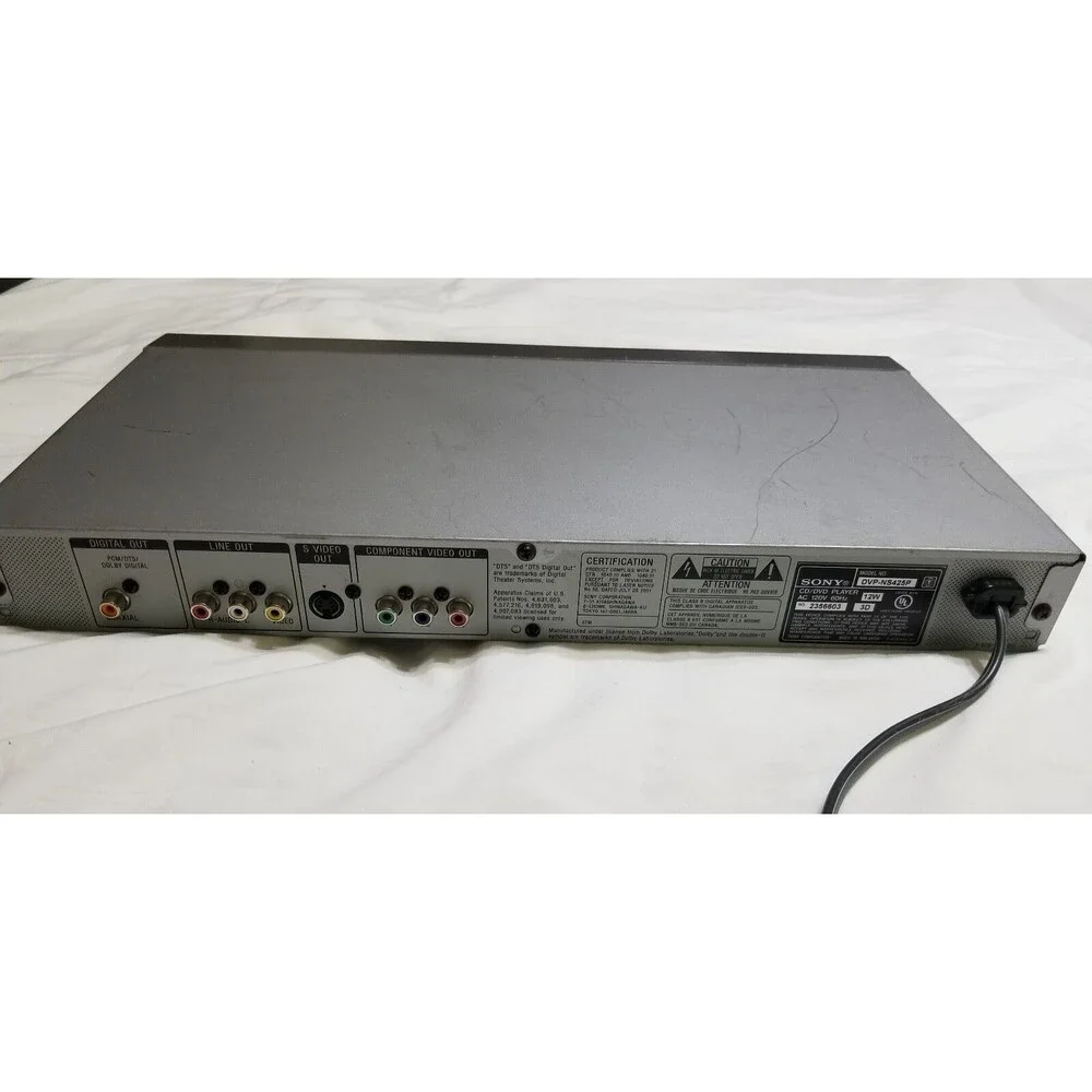 Sony DVP-NS425P CD/DVD Player - NO REMOTE